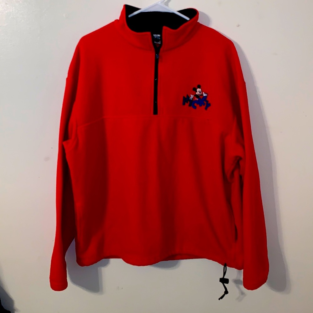 Mickey Mouse fleece pull over. Size large